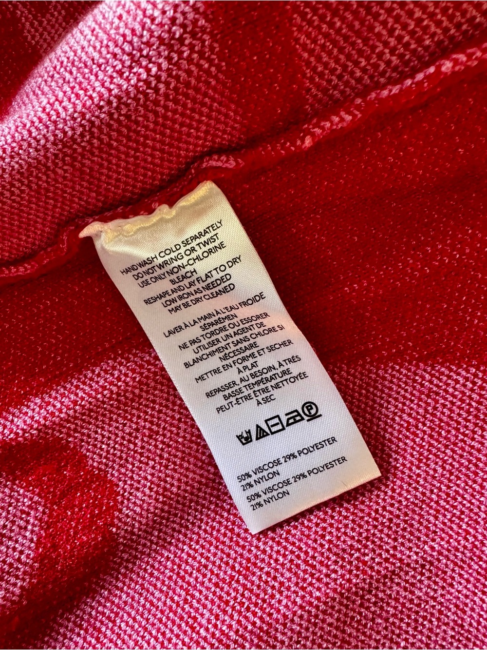 NWT Maeve red & pink mock neck sweater XL - Picture 9 of 12